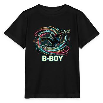 Breakdance Breakdancer Breakdance Kids - Stanley/Stella MINI CREATOR Kids’ T-Shirt - black - Front - Mikhail (115cm)