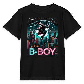 Breakdance Breakdancer Breakdance Enfants - T-shirt bio MINI CREATOR Stanley/Stella Enfant - noir - Devant - Mikhail (115cm)