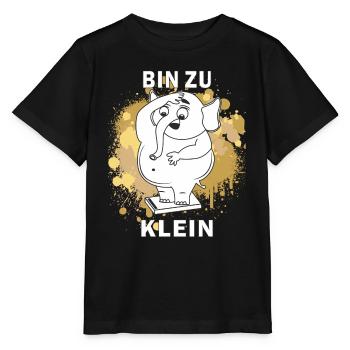 ABNEHMEN BIN ZU KLEIN - Stanley/Stella Kinder T-Shirt MINI CREATOR  - Schwarz - Vorne - Mikhail (115cm)