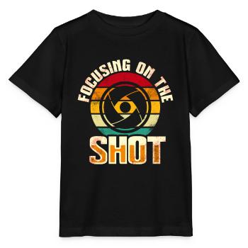 Photography - Photo shoot for photo camera. - Stanley/Stella MINI CREATOR Kids’ T-Shirt - black - Front - Mikhail (115cm)