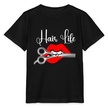 Hairstylist Hair Salon Kosmetologie - Stanley/Stella Kinder T-Shirt MINI CREATOR  - Schwarz - Vorne - Mikhail (115cm)