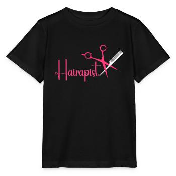 Hairstylist Hair Salon Kosmetologie - Stanley/Stella Kinder T-Shirt MINI CREATOR  - Schwarz - Vorne - Mikhail (115cm)
