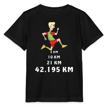 Faire du jogging - T-shirt bio MINI CREATOR Stanley/Stella Enfant - noir - Devant - Mikhail (115cm)