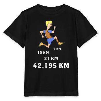 Faire du jogging - T-shirt bio MINI CREATOR Stanley/Stella Enfant - noir - Devant - Mikhail (115cm)