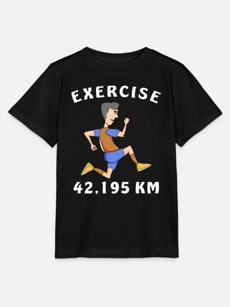 EXERCISE LÄUFER - Stanley/Stella Kinder T-Shirt MINI CREATOR  - Schwarz