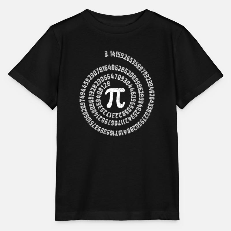 Pi Jour Spirale Science Math Drôle Math - T-shirt bio MINI CREATOR Stanley/Stella Enfant - noir
