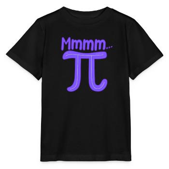 Mmm Pi Day Lustiger Kuchen Mathe-Liebhaber Algebra - Stanley/Stella Kinder T-Shirt MINI CREATOR  - Schwarz - Vorne - Mikhail (115cm)