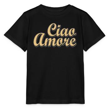 Ciao Amore - Stanley/Stella MINI CREATOR Kids’ T-Shirt - black - Front - Mikhail (115cm)