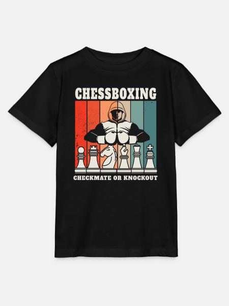Schachboxen - Schachmatt Oder Knockout Schachboxen - Stanley/Stella Kinder T-Shirt MINI CREATOR  - Schwarz