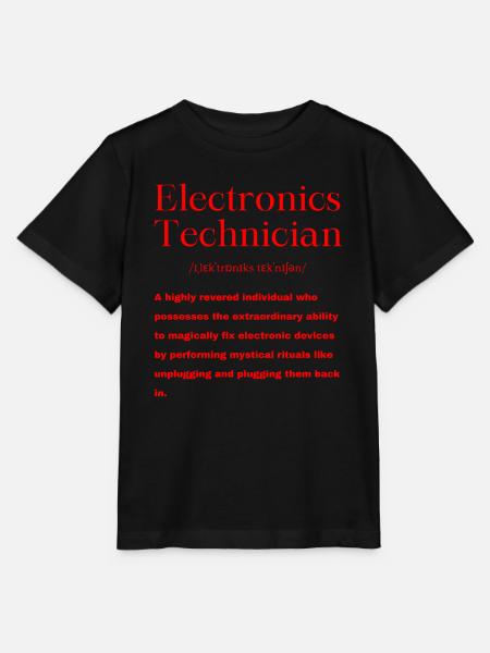 Elektrotechniker - Stanley/Stella Kinder T-Shirt MINI CREATOR - Schwarz