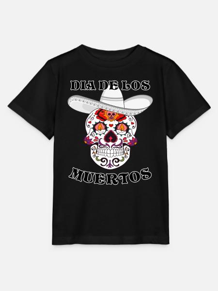 DIA DE LOS MUERTOS - Stanley/Stella Kinder T-Shirt MINI CREATOR  - Schwarz