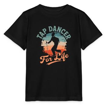 Tap Dancer For Life Tap Dancing Tap Dance - Stanley/Stella Kinder T-Shirt MINI CREATOR  - Schwarz - Vorne - Mikhail (115cm)