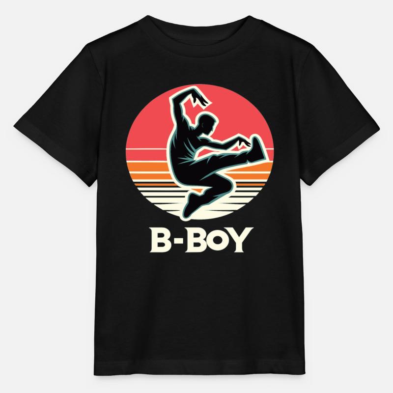 Breakdance Breakdancer Breakdance Enfants - T-shirt bio MINI CREATOR Stanley/Stella Enfant - noir