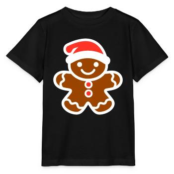 Lebkuchenmann - Stanley/Stella Kinder T-Shirt MINI CREATOR  - Schwarz - Vorne - Mikhail (115cm)
