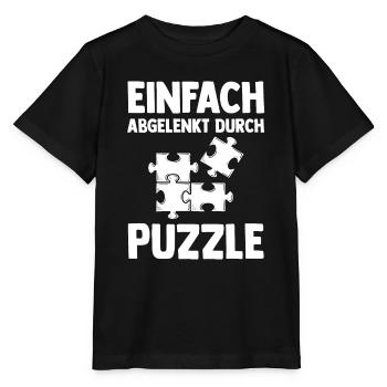 Puzzlefan Puzzler Puzzleteile Puzzle - Stanley/Stella Kinder T-Shirt MINI CREATOR  - Schwarz - Vorne - Mikhail (115cm)