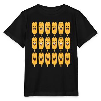 Mais Hundefutter - Stanley/Stella Kinder T-Shirt MINI CREATOR  - Schwarz - Vorne - Mikhail (115cm)