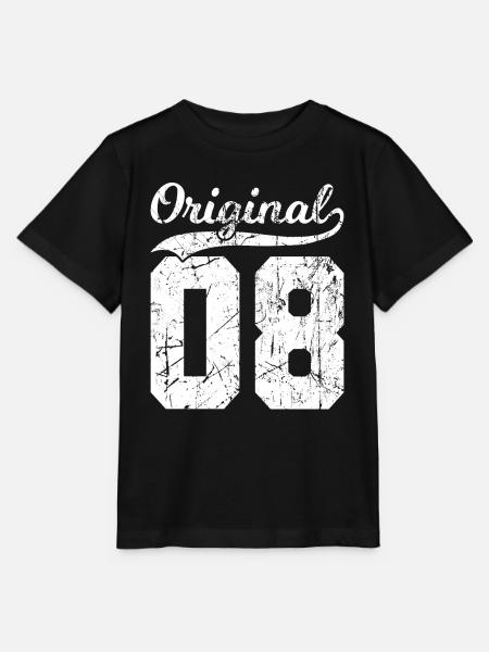 08 Originele 16 Jaar Jongen Meisje Verjaardag - Stanley/Stella Kinder-T-shirt MINI CREATOR  - zwart