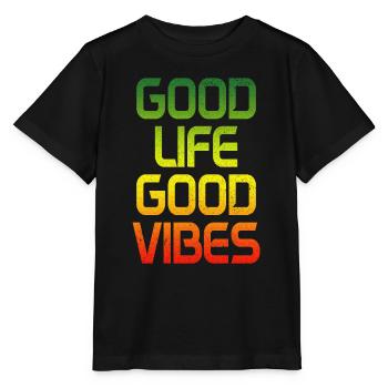 Reggae Musik Rastafari Jamaika - Stanley/Stella Kinder T-Shirt MINI CREATOR  - Schwarz - Vorne - Mikhail (115cm)