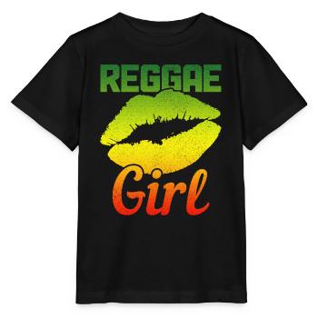 Reggae Musik Rastafari Jamaika - Stanley/Stella Kinder T-Shirt MINI CREATOR  - Schwarz - Vorne - Mikhail (115cm)