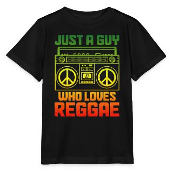 Reggae Musik Rastafari Jamaika - Stanley/Stella Kinder T-Shirt MINI CREATOR  - Schwarz - Vorne - Mikhail (115cm)