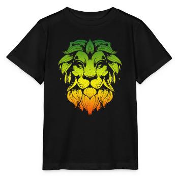 Reggae Musik Rastafari Jamaika - Stanley/Stella Kinder T-Shirt MINI CREATOR  - Schwarz - Vorne - Mikhail (115cm)