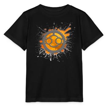 Bicycle Mountain Bike MTB Gift, Gift Idea - Stanley/Stella MINI CREATOR Kids’ T-Shirt - black - Front - Mikhail (115cm)