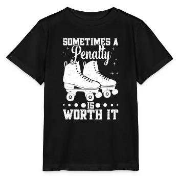 Roller Derby: Sometimes a penalty is worth it - Stanley/Stella MINI CREATOR Kids’ T-Shirt - black - Front - Mikhail (115cm)
