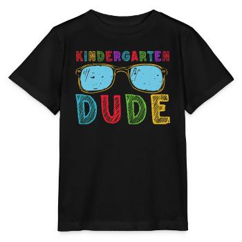 Kindergarten Dude Funny Pre School Bff Best Friend - Stanley/Stella MINI CREATOR Kids’ T-Shirt - black - Front - Mikhail (115cm)