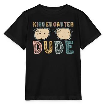 Kindergarten Dude Funny Pre School Bff Best Friend - Stanley/Stella MINI CREATOR Kids’ T-Shirt - black - Front - Mikhail (115cm)