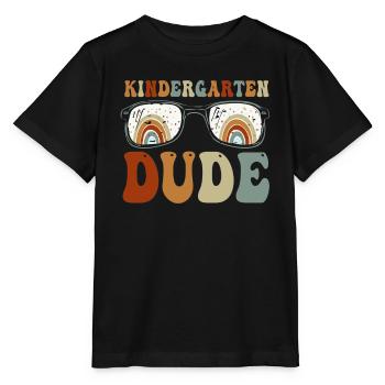 Kindergarten Dude Funny Pre School Bff Best Friend - Stanley/Stella MINI CREATOR Kids’ T-Shirt - black - Front - Mikhail (115cm)