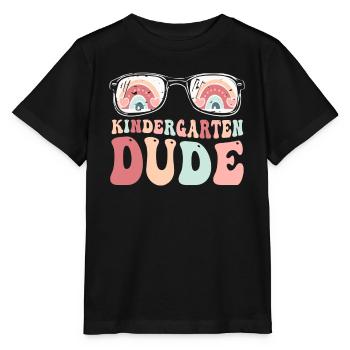 Kindergarten Dude Funny Pre School Bff Best Friend - Stanley/Stella MINI CREATOR Kids’ T-Shirt - black - Front - Mikhail (115cm)