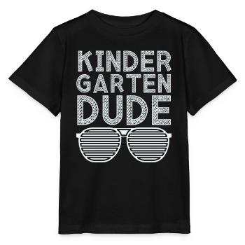 Kindergarten Dude Funny Pre School Bff Best Friend - Stanley/Stella MINI CREATOR Kids’ T-Shirt - black - Front - Mikhail (115cm)