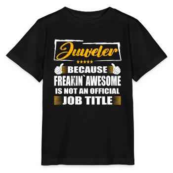 Juweler Freakin Awesome Funny Job - Stanley/Stella Kinder T-Shirt MINI CREATOR  - Schwarz - Vorne - Mikhail (115cm)