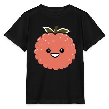 Fruit Humour little lychee - Stanley/Stella MINI CREATOR Kids’ T-Shirt - black - Front - Mikhail (115cm)