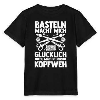 Bastler Basteln - Stanley/Stella Kinder T-Shirt MINI CREATOR  - Schwarz - Vorne - Mikhail (115cm)