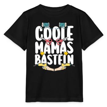 Mama Mutter Bastler Basteln - Stanley/Stella Kinder T-Shirt MINI CREATOR  - Schwarz - Vorne - Mikhail (115cm)