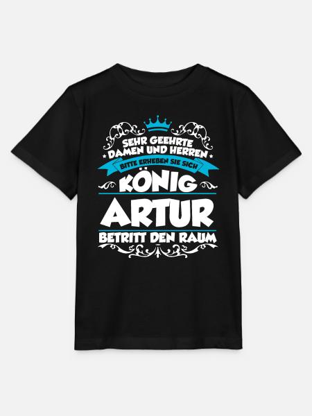 Artur Name Design - Stanley/Stella Kinder T-Shirt MINI CREATOR - Schwarz
