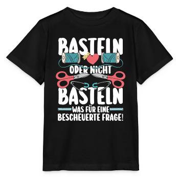 Bastler Basteln - Stanley/Stella Kinder T-Shirt MINI CREATOR  - Schwarz - Vorne - Mikhail (115cm)