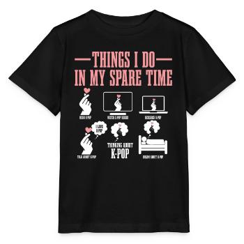 K-Pop-Fan Geschenk Koreanische Popmusik - Stanley/Stella Kinder T-Shirt MINI CREATOR  - Schwarz - Vorne - Mikhail (115cm)