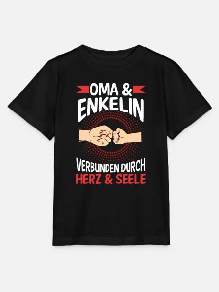 Oma Großmutter und Enkelin - Stanley/Stella Kinder T-Shirt MINI CREATOR - Schwarz