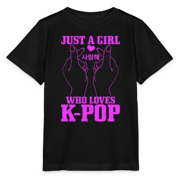 K-Pop Fan Geschenk Koreanische Popmusik - Stanley/Stella Kinder T-Shirt MINI CREATOR  - Schwarz - Vorne - Mikhail (115cm)