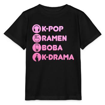 K-Pop-Fan Geschenk Koreanische Popmusik - Stanley/Stella Kinder T-Shirt MINI CREATOR  - Schwarz - Vorne - Mikhail (115cm)