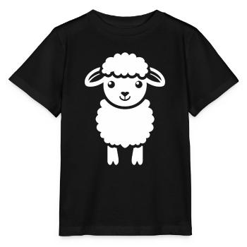 Baby Sheep Little Ewe - Stanley/Stella MINI CREATOR Kids’ T-Shirt - black - Front - Mikhail (115cm)