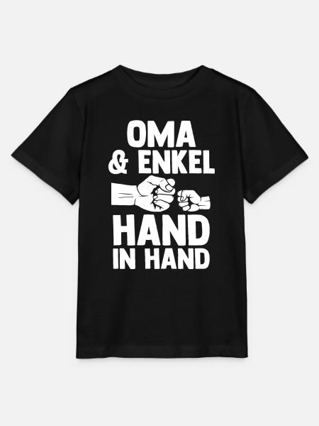 Oma Großmutter und Enkel - Stanley/Stella Kinder T-Shirt MINI CREATOR - Schwarz
