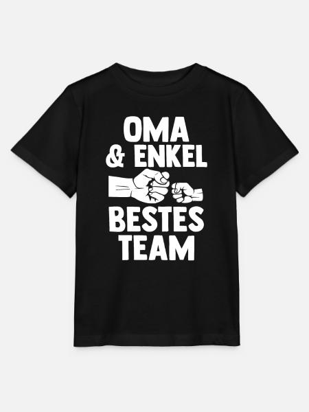 Oma Großmutter und Enkel - Stanley/Stella Kinder T-Shirt MINI CREATOR - Schwarz