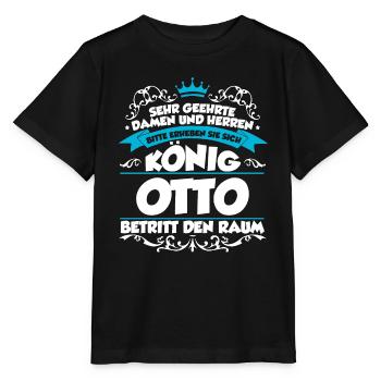 Otto Name Design - Stanley/Stella Kinder T-Shirt MINI CREATOR  - Schwarz - Vorne - Mikhail (115cm)