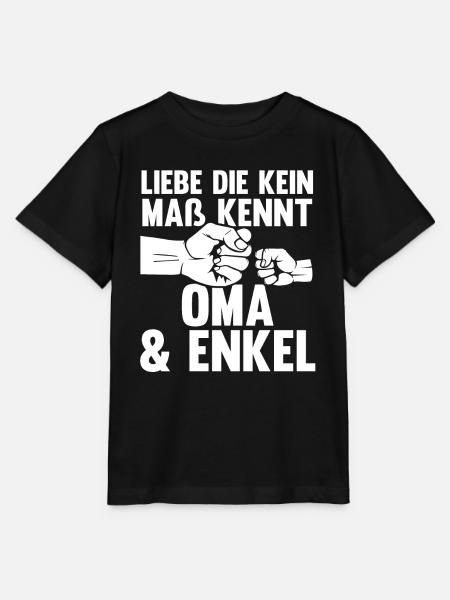 Oma Großmutter und Enkel - Stanley/Stella Kinder T-Shirt MINI CREATOR - Schwarz