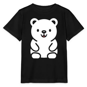 Little teddy bear teddy bear - Stanley/Stella MINI CREATOR Kids’ T-Shirt - black - Front - Mikhail (115cm)
