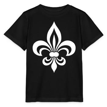 fleur de lys - T-shirt bio MINI CREATOR Stanley/Stella Enfant - noir - Devant - Mikhail (115cm)