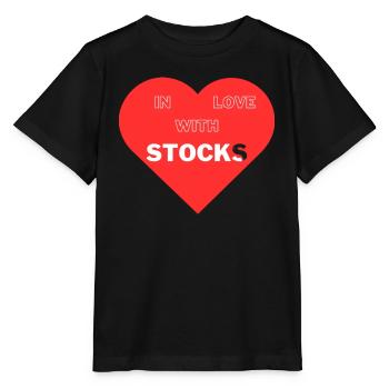 In love with stoks - Stanley/Stella Kinder T-Shirt MINI CREATOR  - Schwarz - Vorne - Mikhail (115cm)